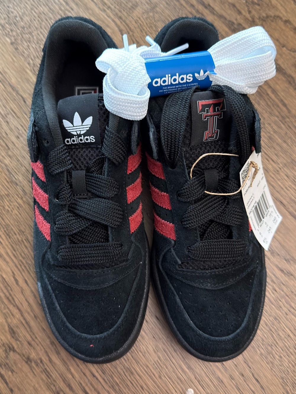 Adidas Forum Low Texas Tech Red Raiders Shoes Unisex Men’s sz 6.5/Women’s 8 RARE